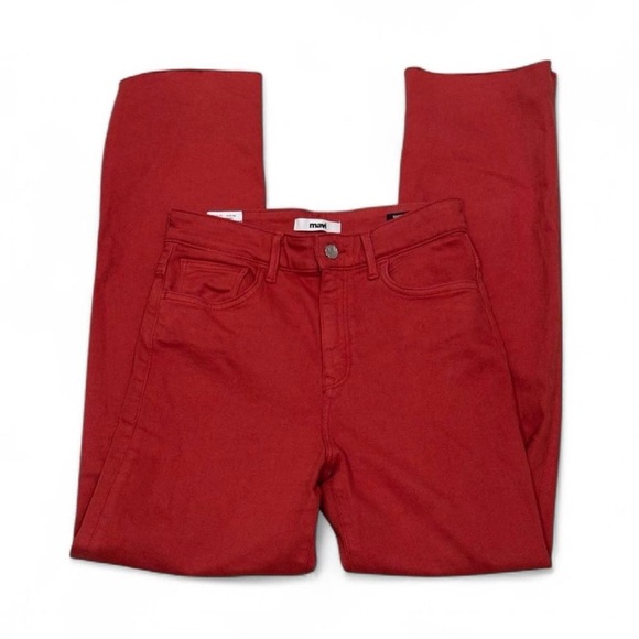 Mavi Women's Orange Barcelona High Rise Wide Leg Jeans Size 25/29 - Picture 8 of 9